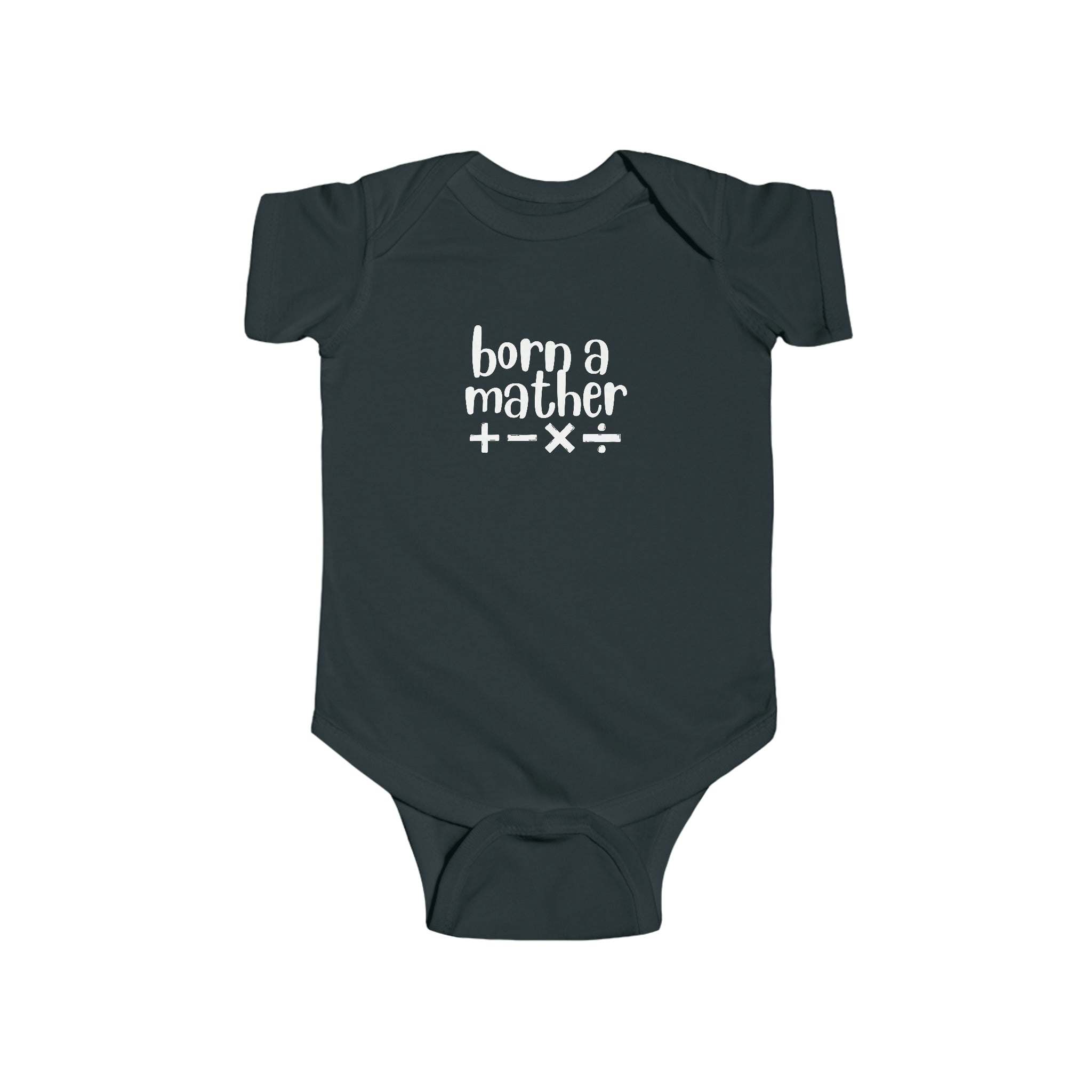 Infant Born A Mather Bodysuit bk