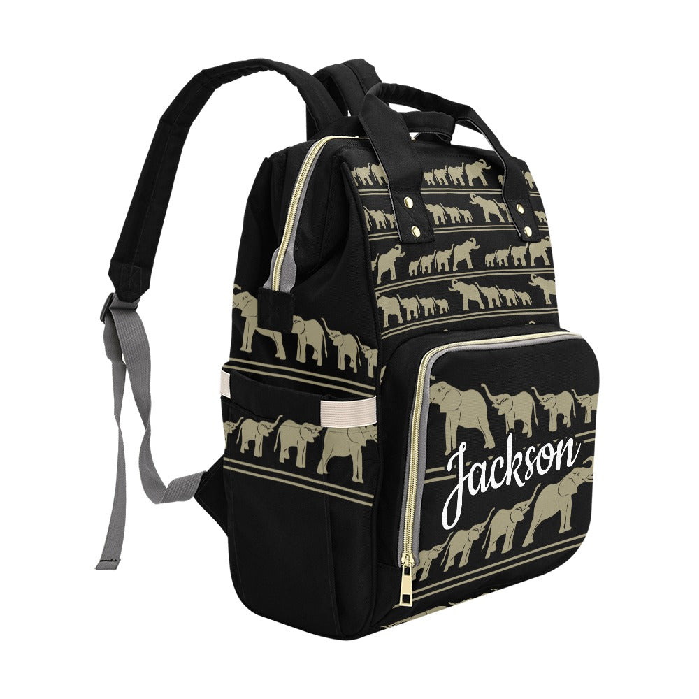 Elephant Custom Multi-Function Diaper Bag Backpack