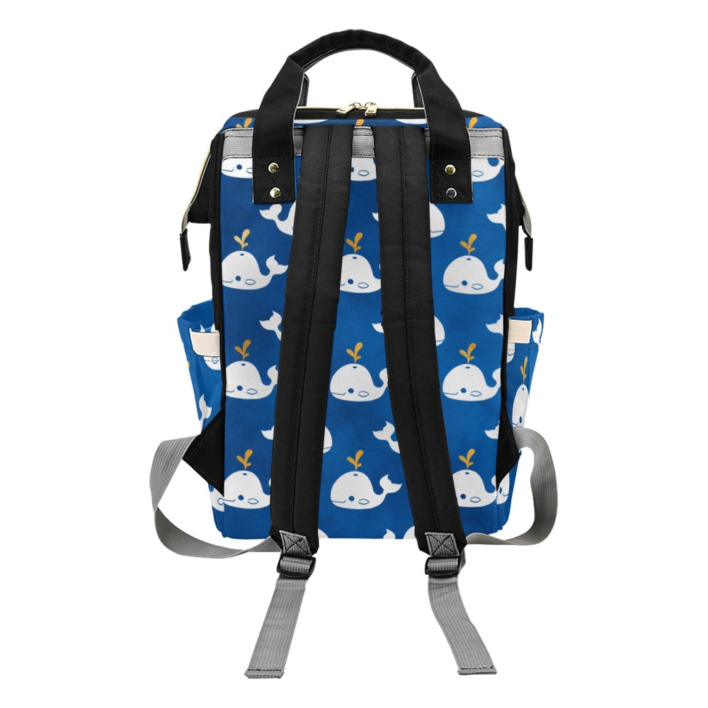 Whale Custom Multi-Function Diaper Bag Backpack