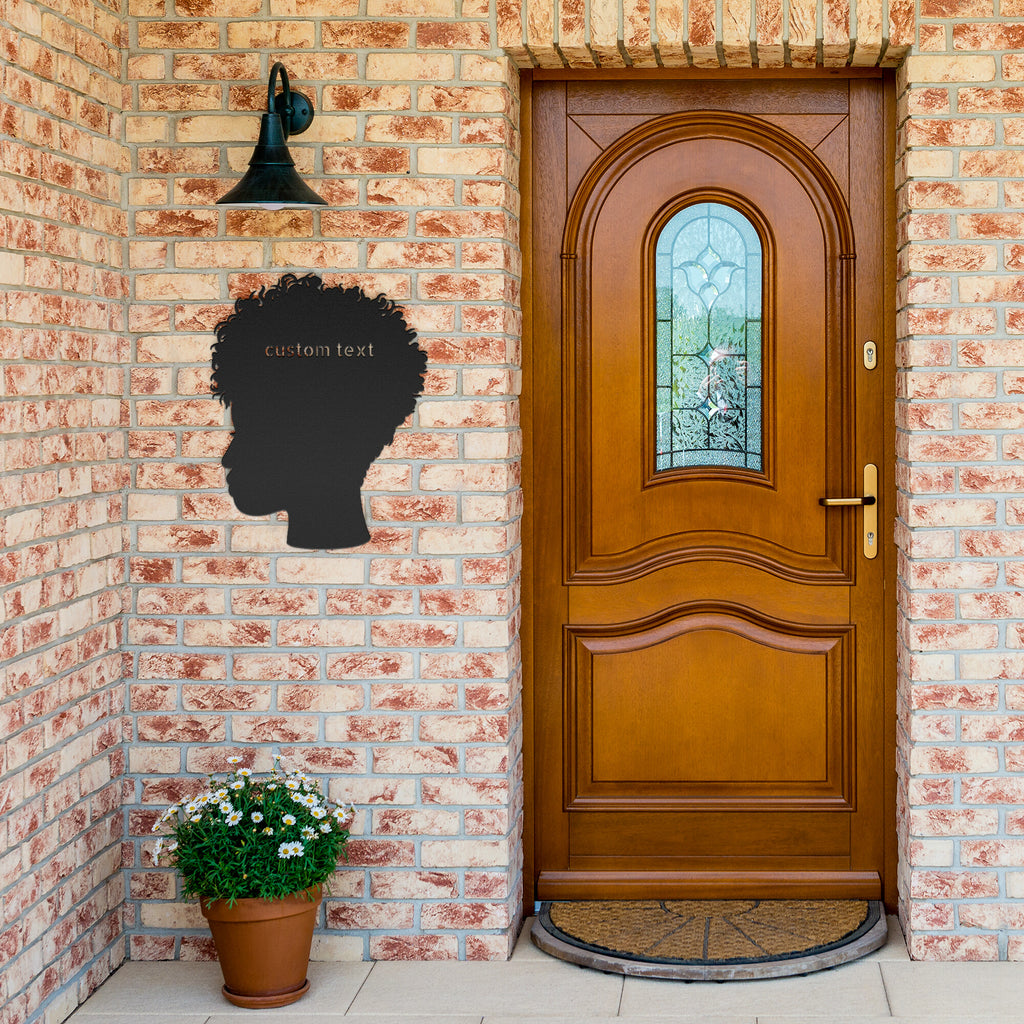 Custom Curly Hair Sign