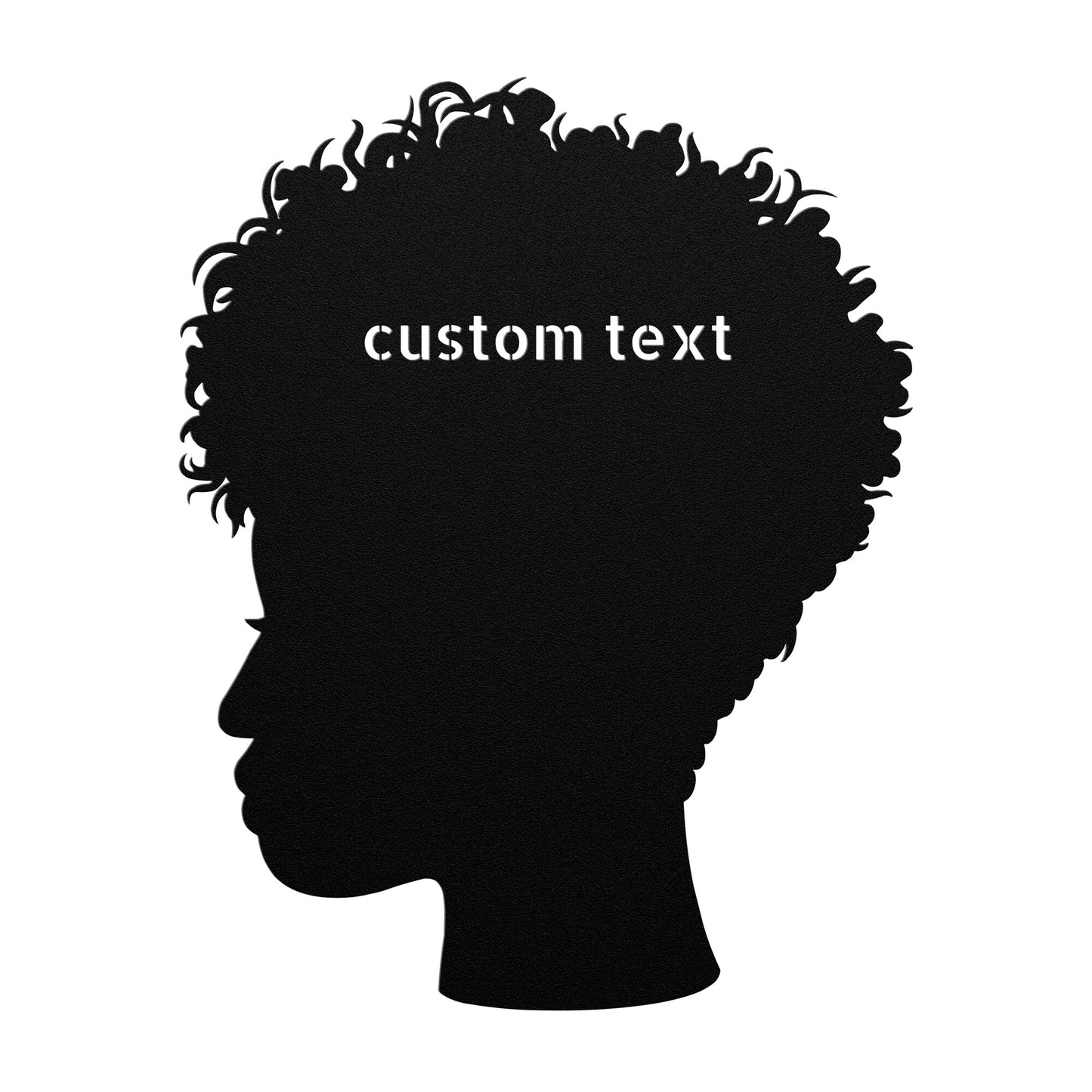 Custom Curly Hair Sign