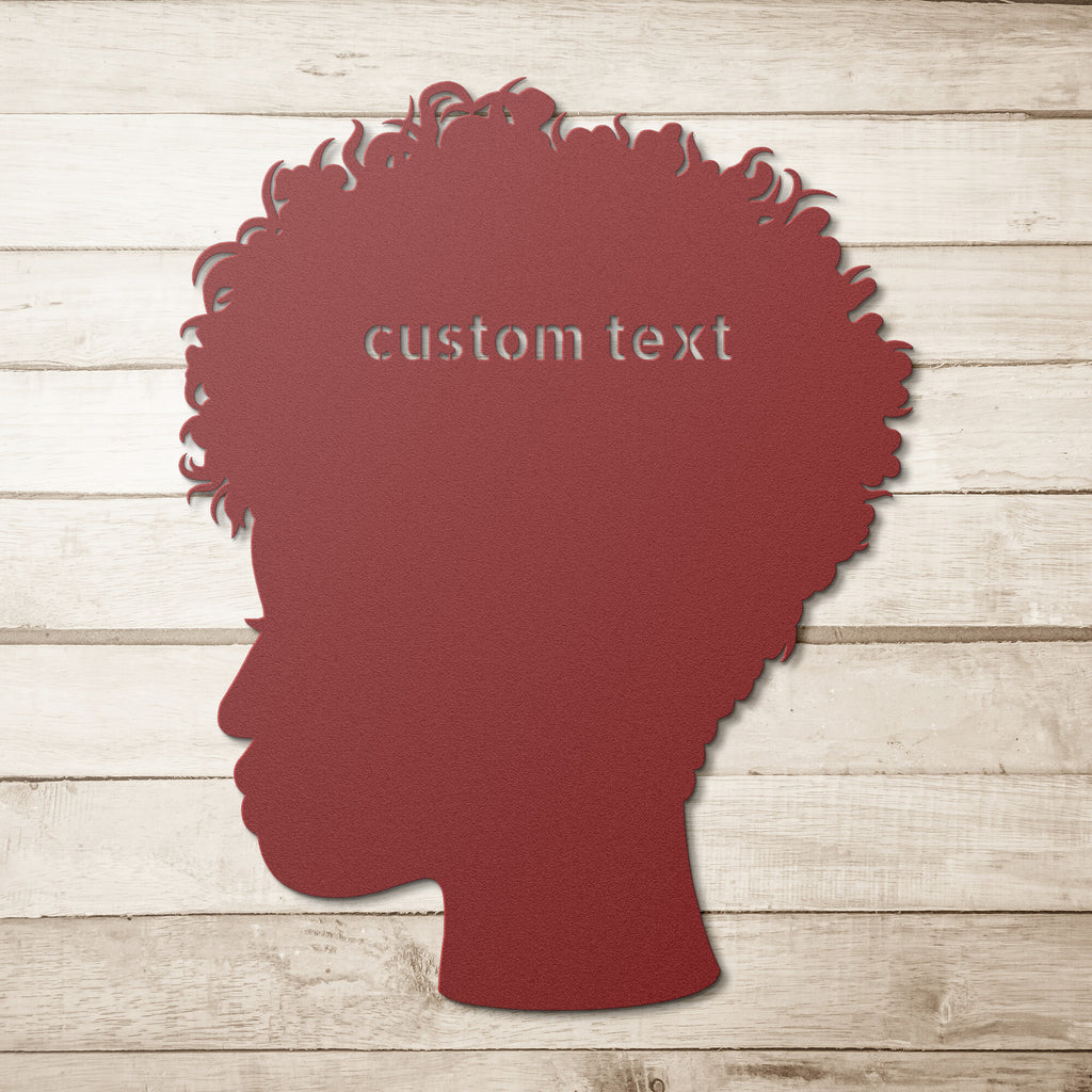 Custom Curly Hair Sign