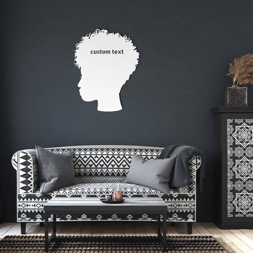 Custom Curly Hair Sign