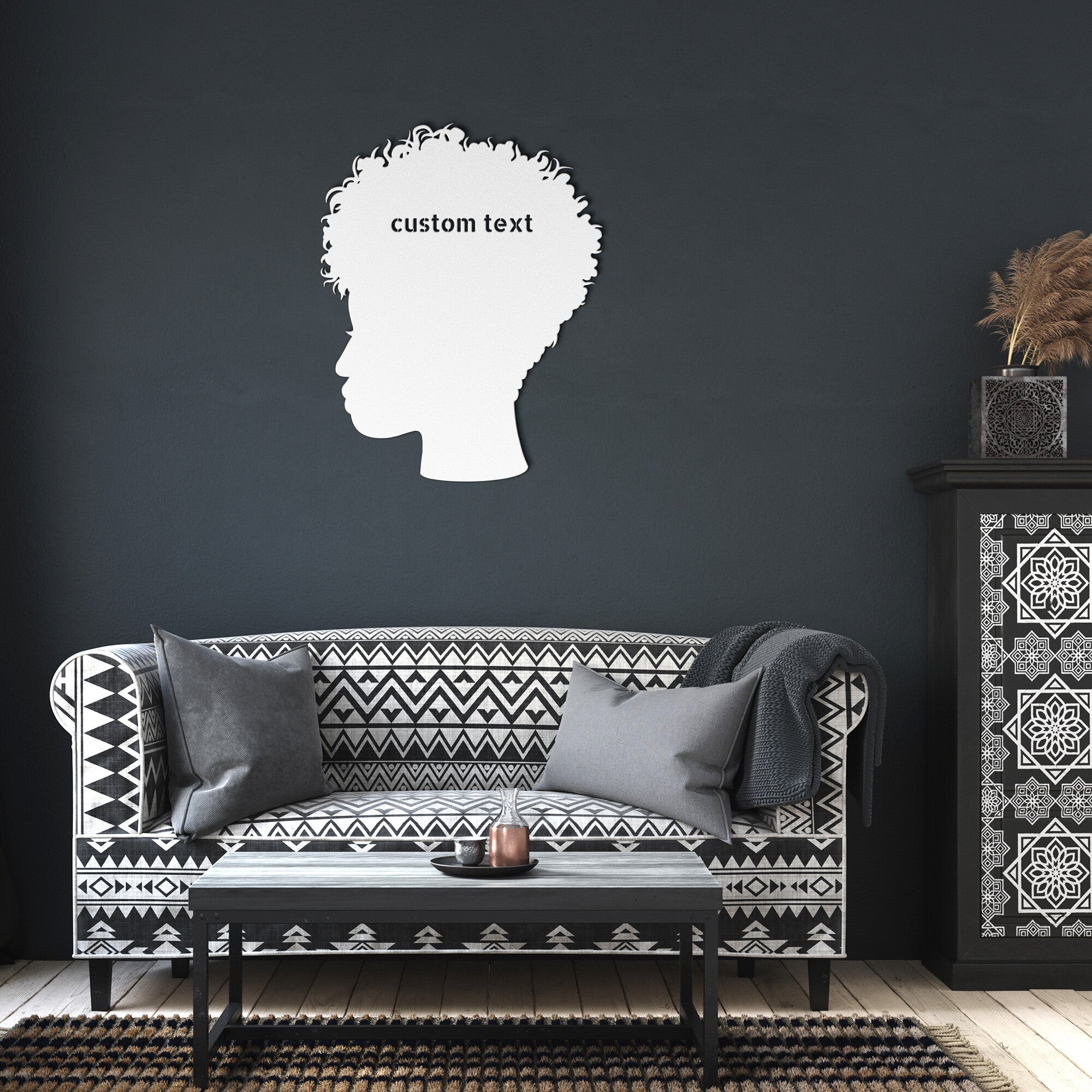 Custom Curly Hair Sign