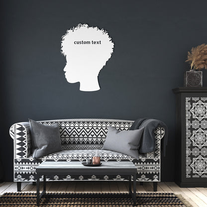Custom Curly Hair Sign