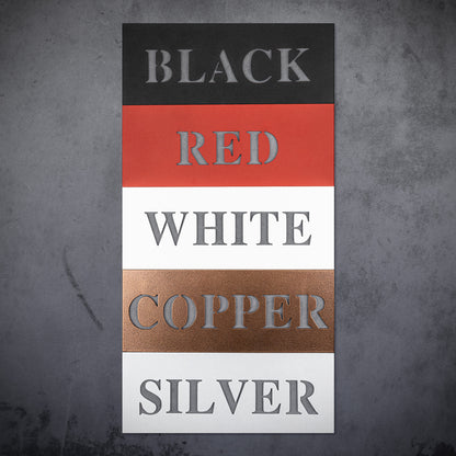Custom Fire Fighter Metal Sign