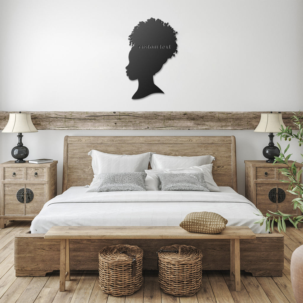 Custom Hair Updo Metal Sign