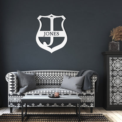 Custom Police Metal Sign