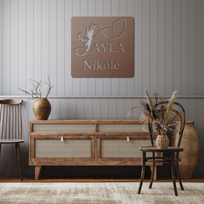 Custom Square Metal Sign