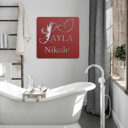 Custom Square Metal Sign
