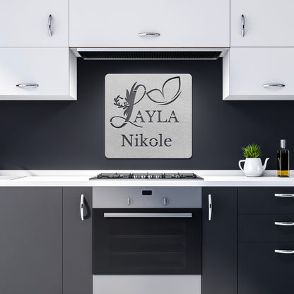 Custom Square Metal Sign