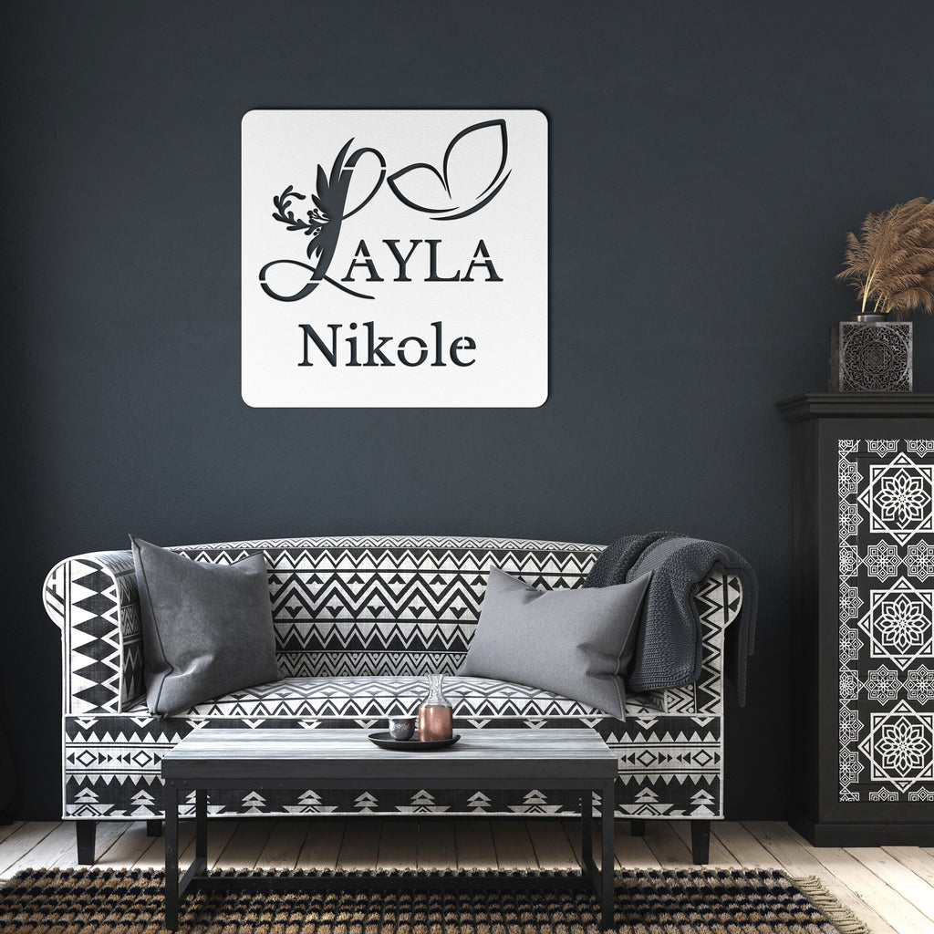 Custom Square Metal Sign