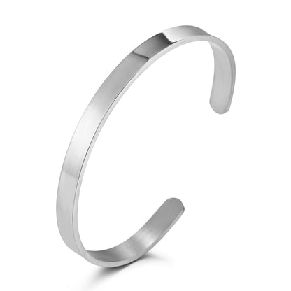 1PC Personalized Engraved Custom Name Stainless Steel Bracelet Jewelry Name Words Letters Custom Bracelet &amp; Bangle For Women men