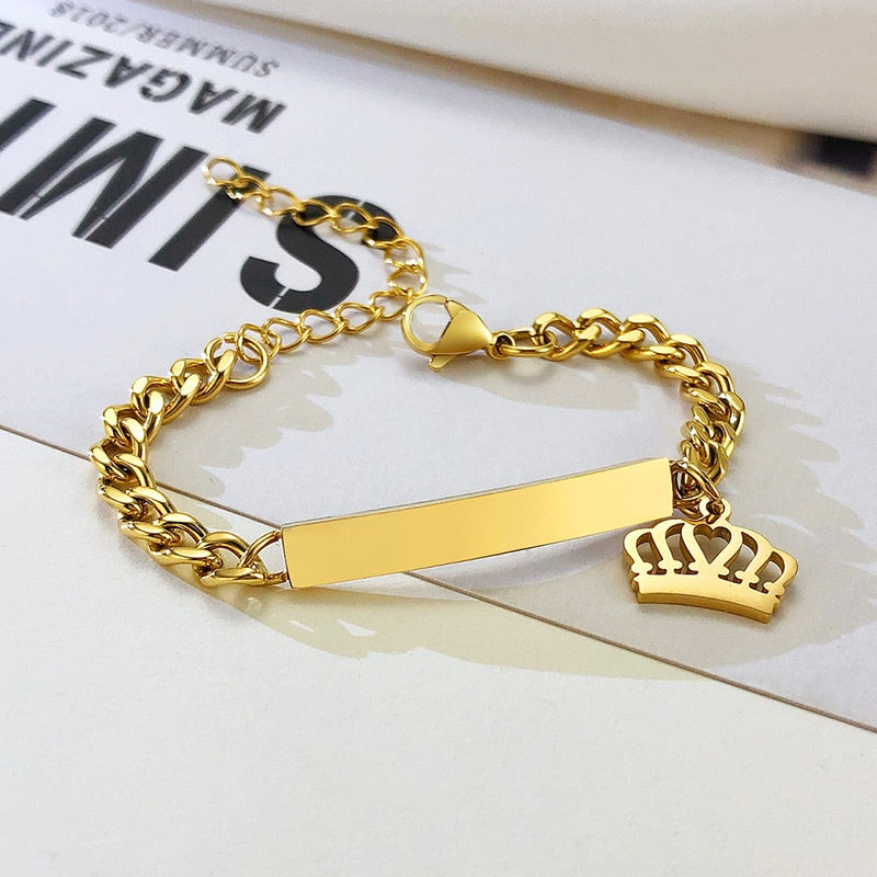 22Kt Gold Black Beads Baby Bracelets | Raj Jewels