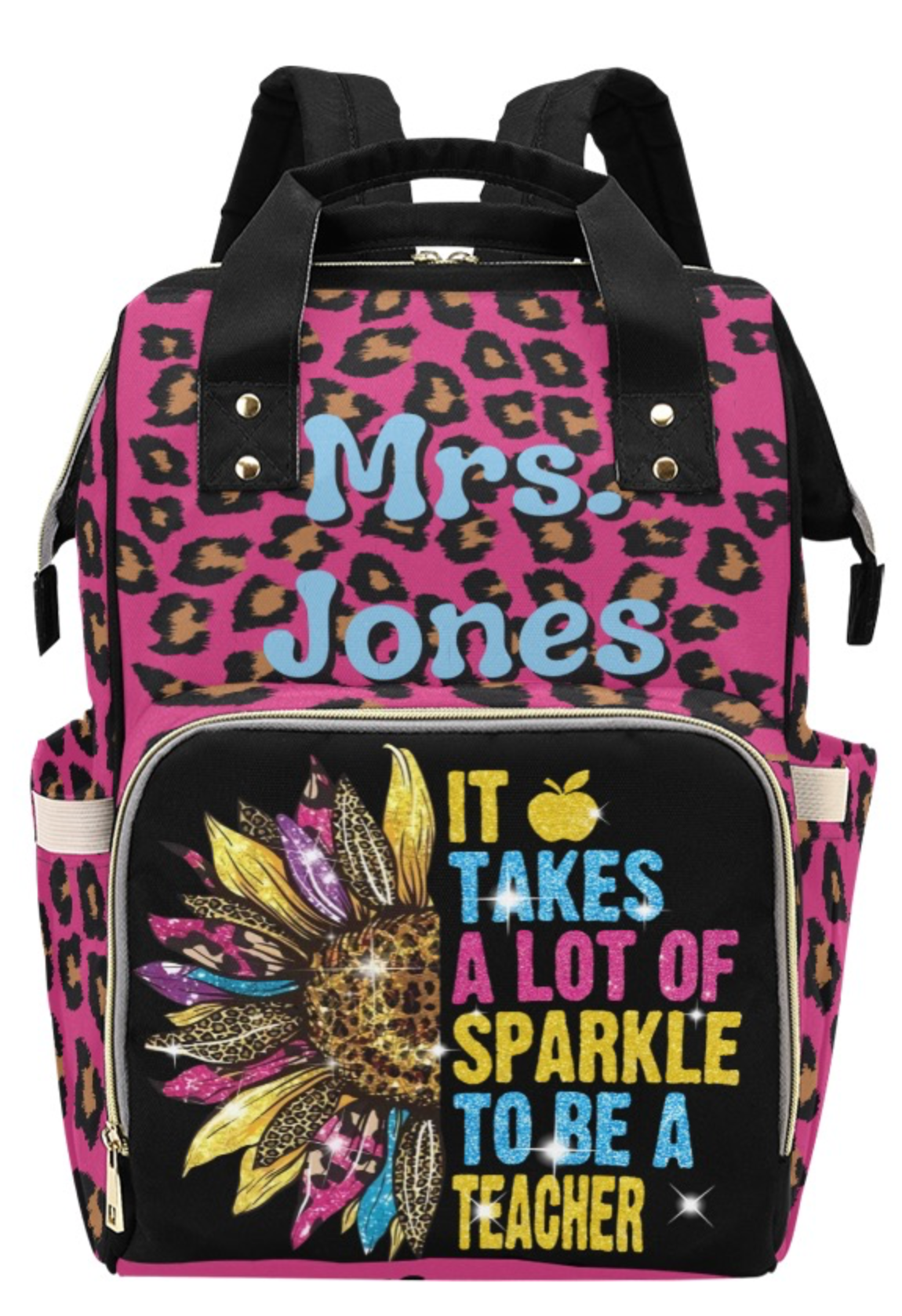 Teacher Custom Multi-Function Diaper Backpack