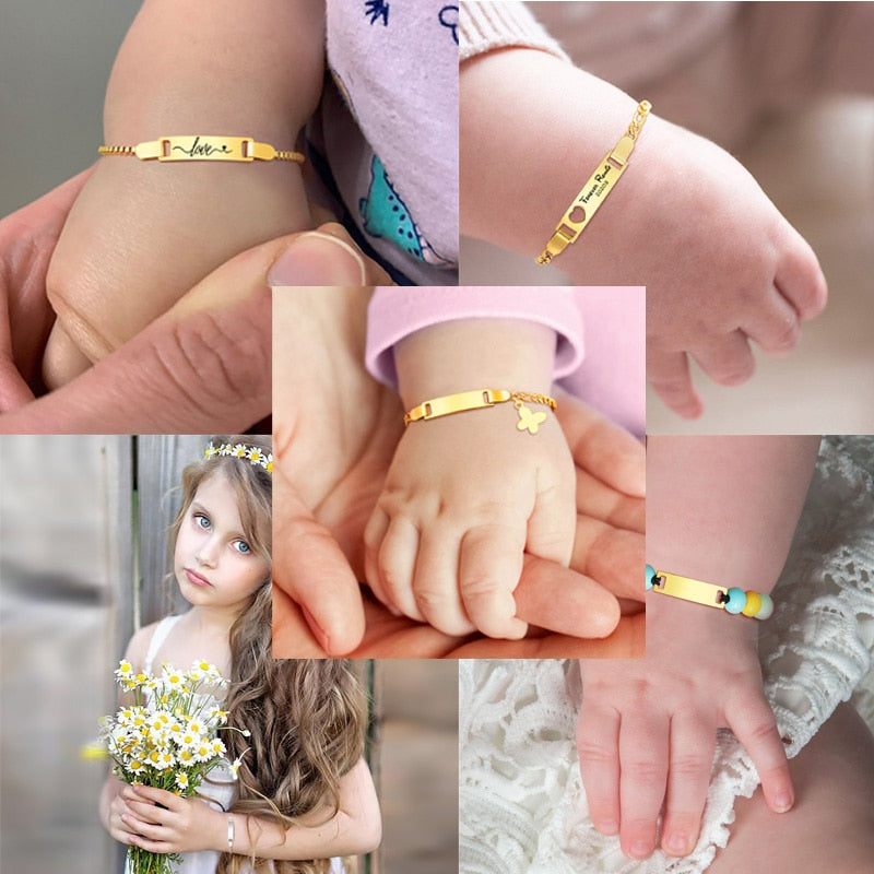 Girls on sale id bracelet