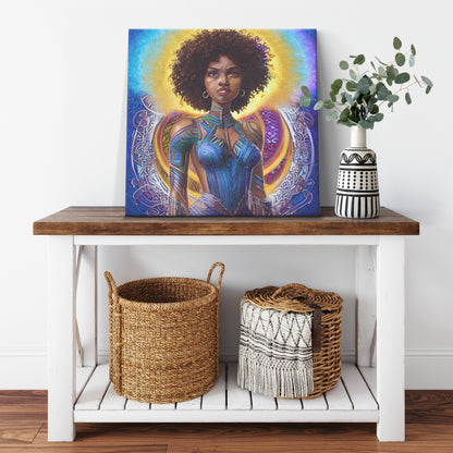She's a Warrior Canvas