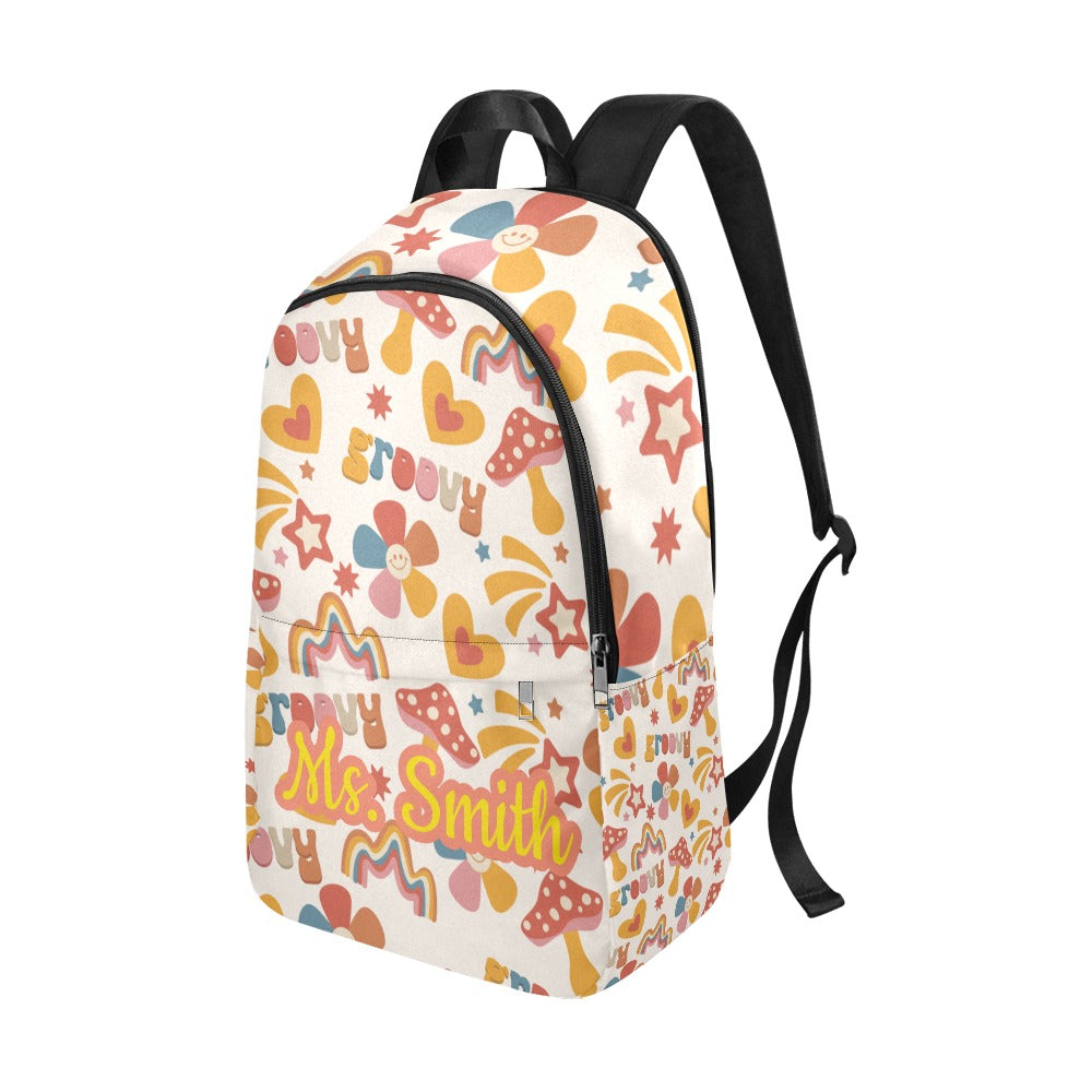 Groovy Custom Teacher Backpack