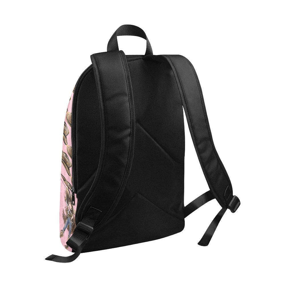 Pink Western Custom School Backpack