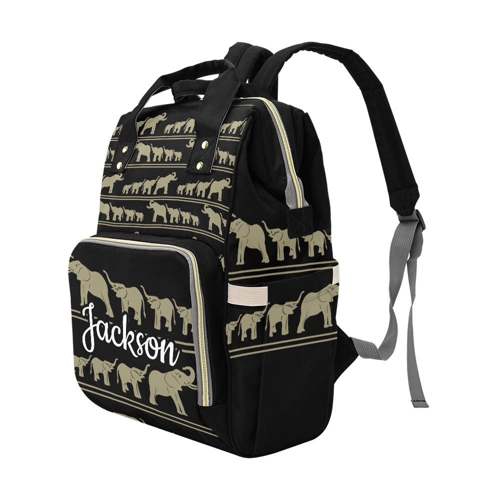 Elephant Custom Multi-Function Diaper Bag Backpack