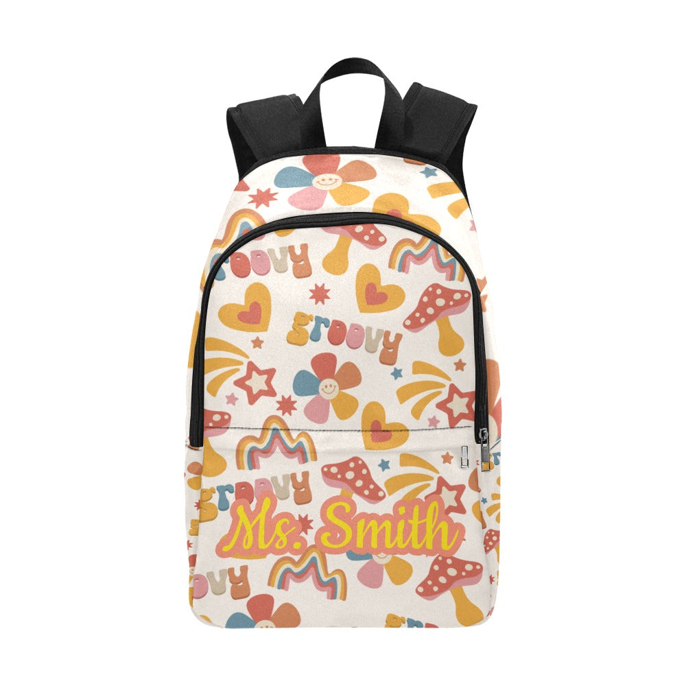 Groovy Custom Teacher Backpack