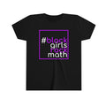 #blackgirlsrockmath Youth Short Sleeve Tee