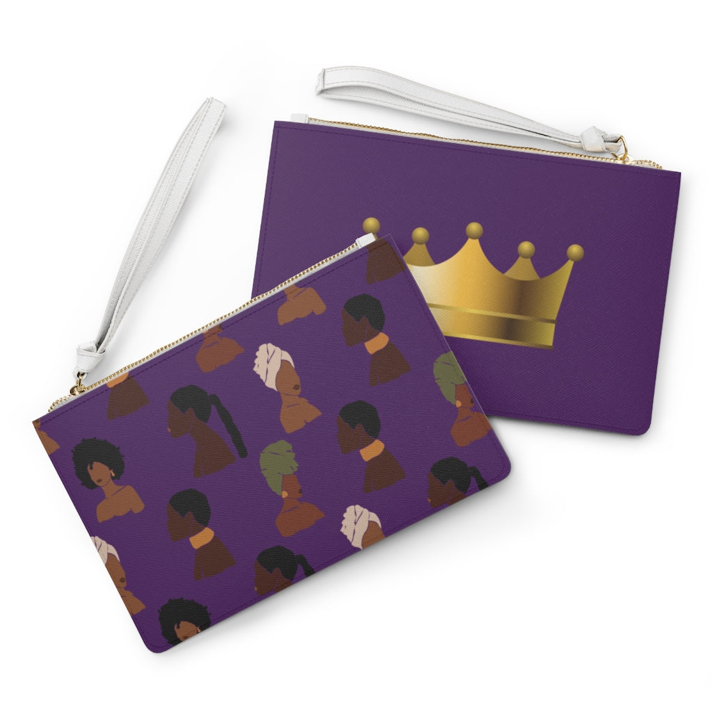 Purple Royalty Clutch Bag