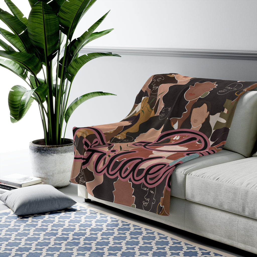 Custom Velveteen Plush Blanket