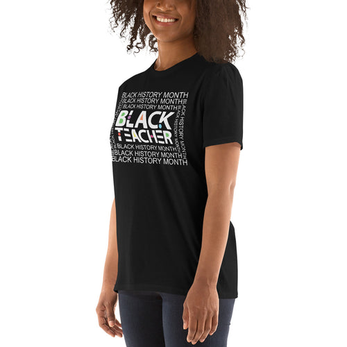 Black Teacher Short-Sleeve Unisex T-Shirt