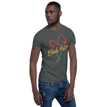 Love Black History Short-Sleeve Unisex T-Shirt