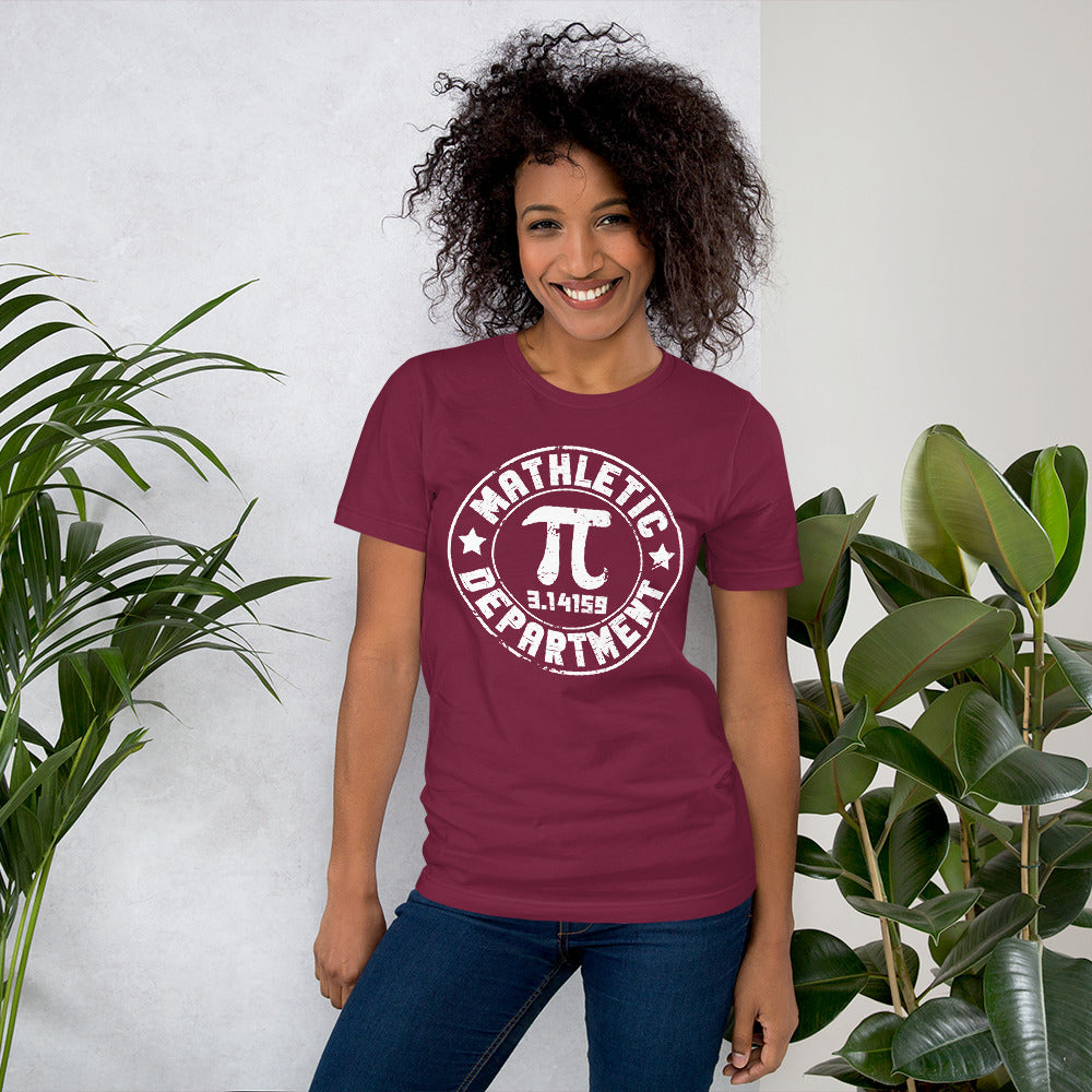 Mathletic Department Unisex t-shirt